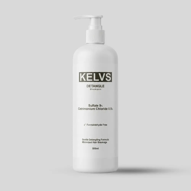 KELVS Detangle Shampoo | Cetrimonium Chloride | Reduce Breakage, Tangles & Buildup