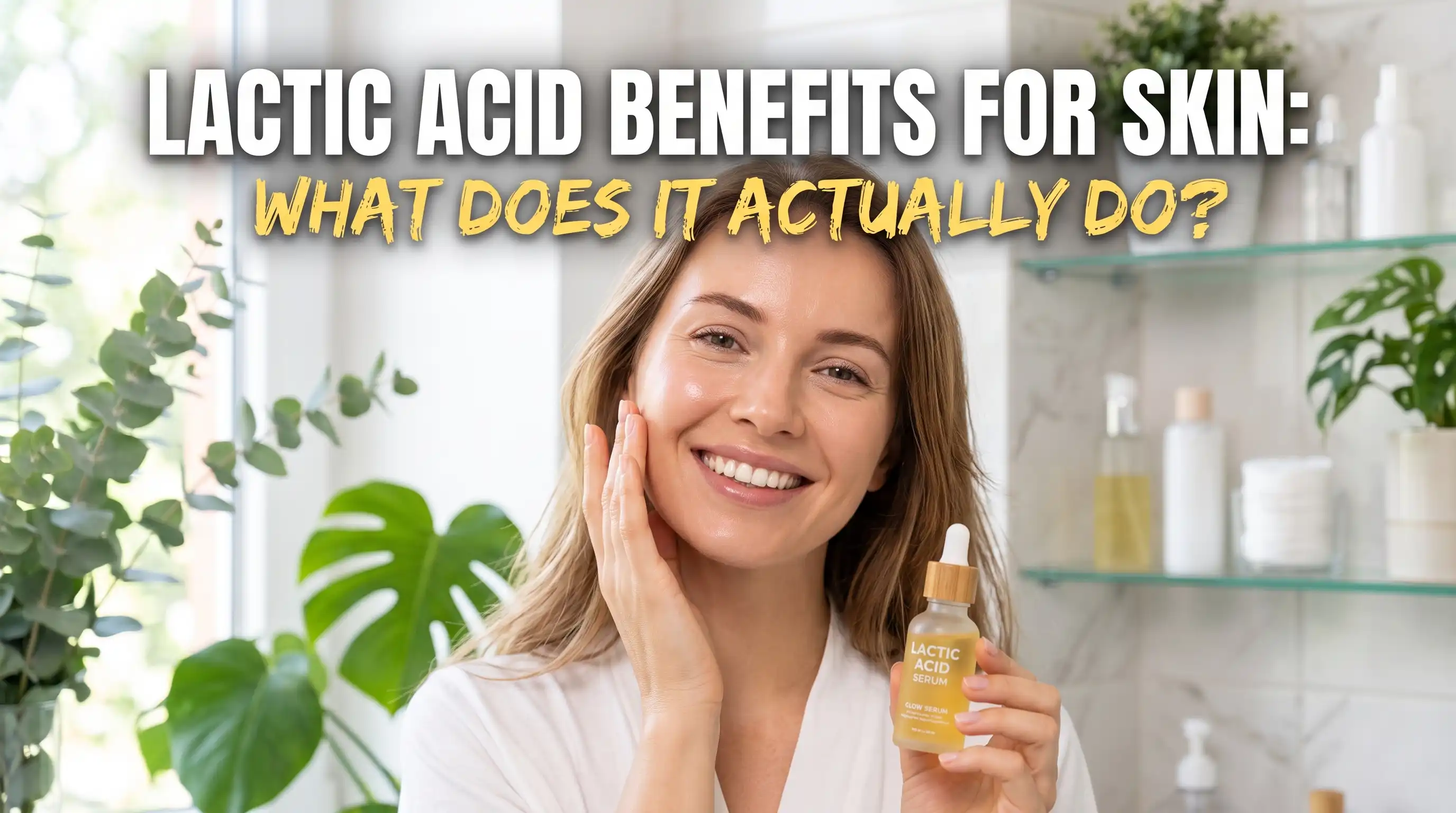  Lactic Acid Benefits for Skin: What Does It Actually Do?