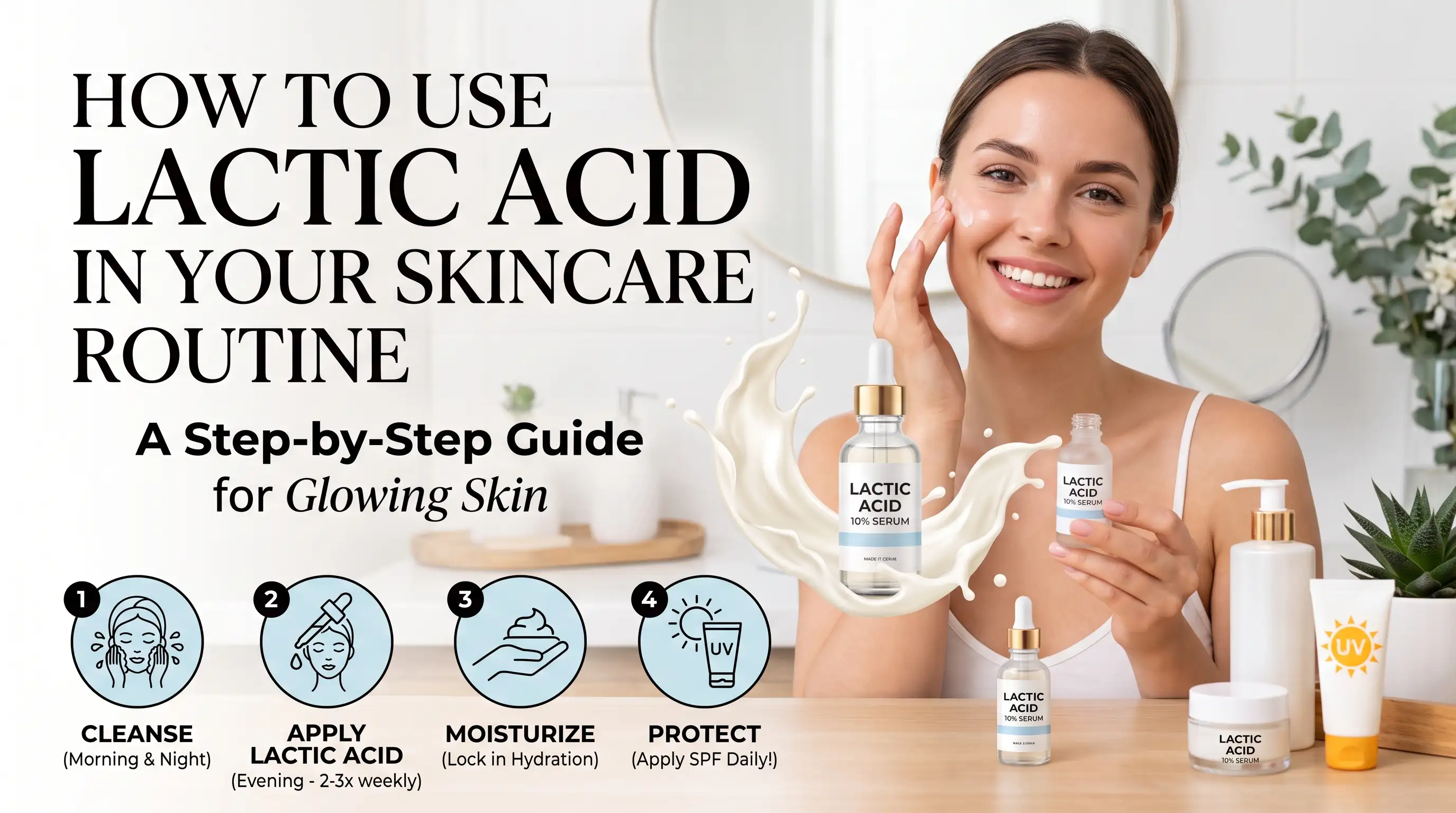 How to Use Lactic Acid in Your Skincare Routine