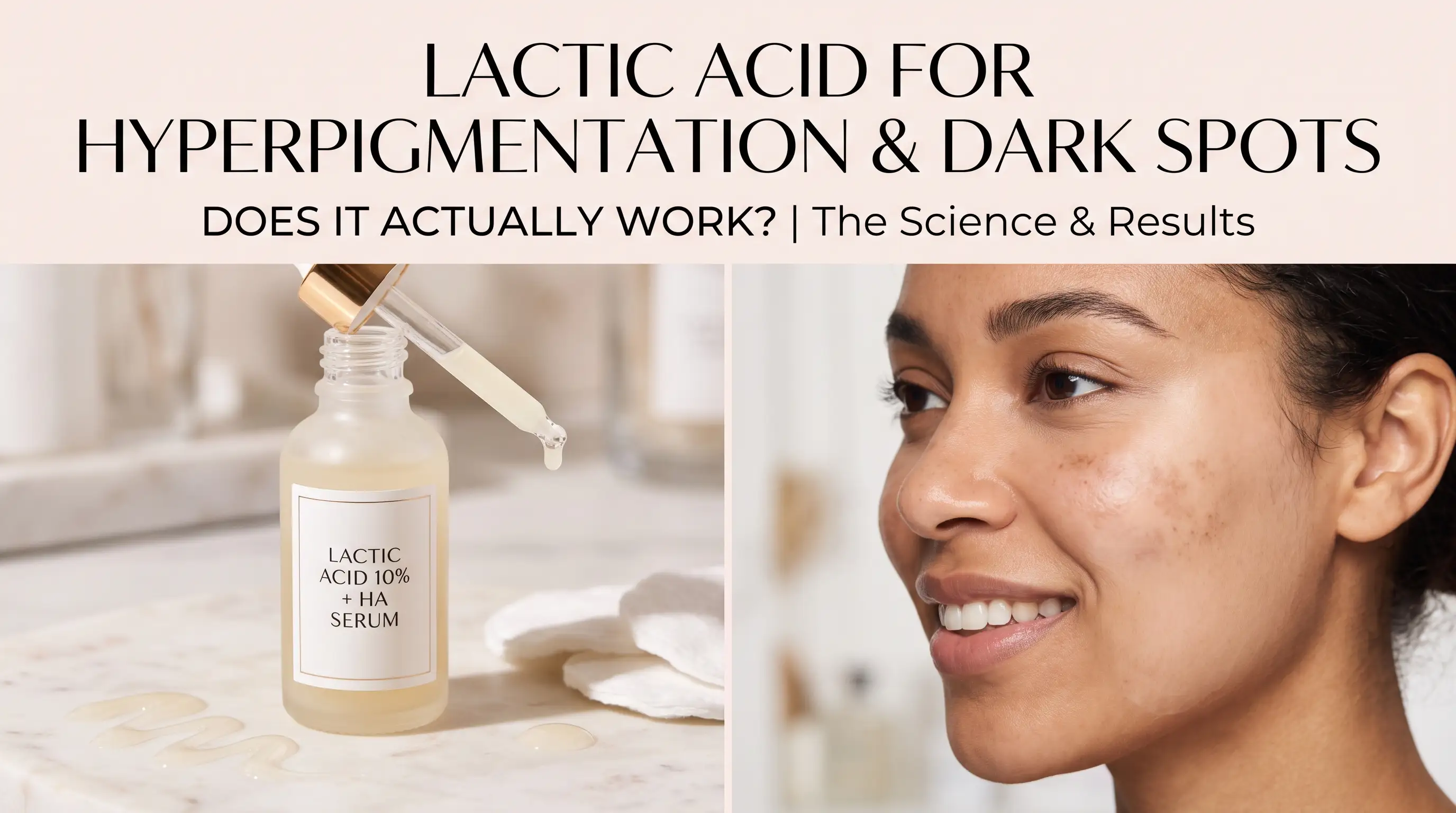 Lactic Acid for Hyperpigmentation and Dark Spots: Does It Actually Work?