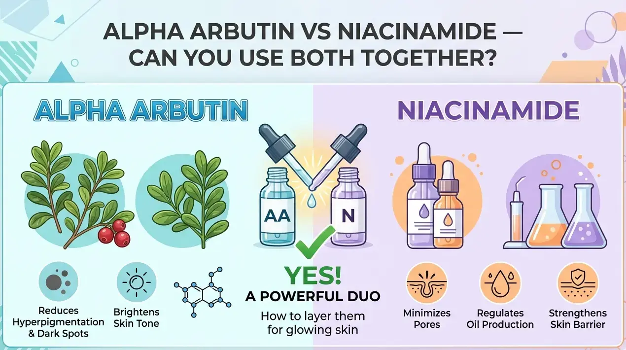 Alpha Arbutin vs Niacinamide — Can You Use Both Together? (Pakistan Guide)