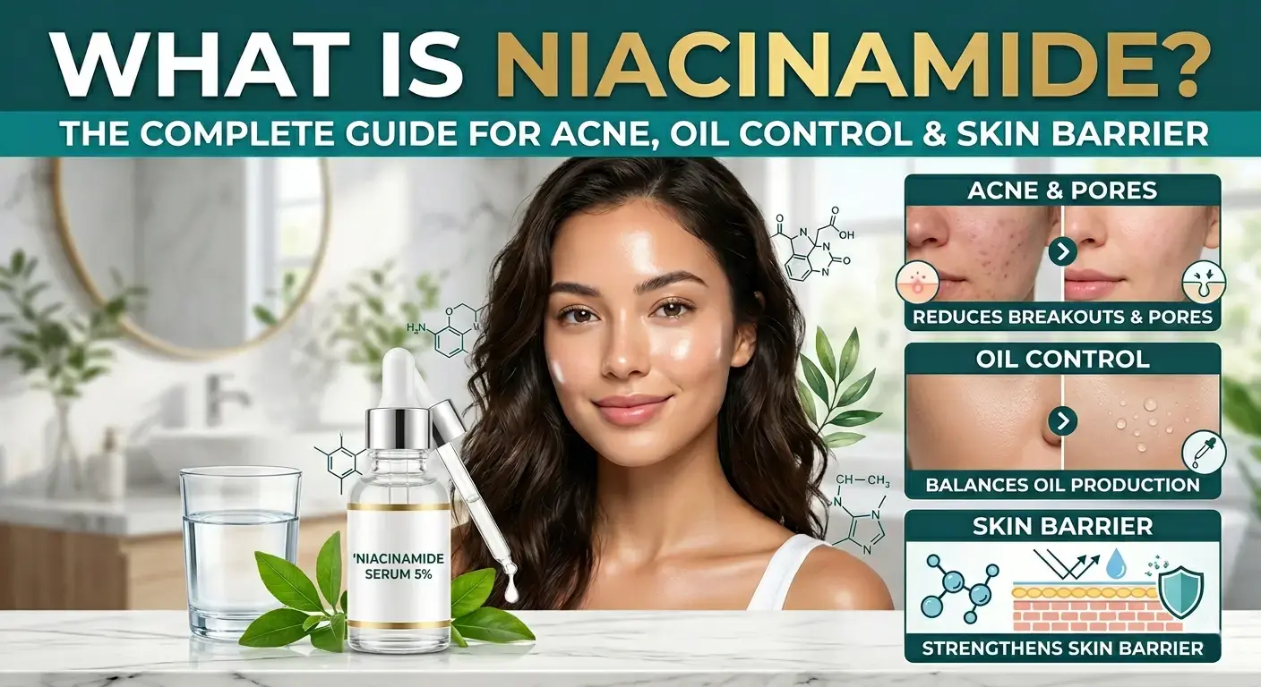 What Is Niacinamide? The Complete Guide for Acne, Oil Control & Skin Barrier (Pakistan Guide)