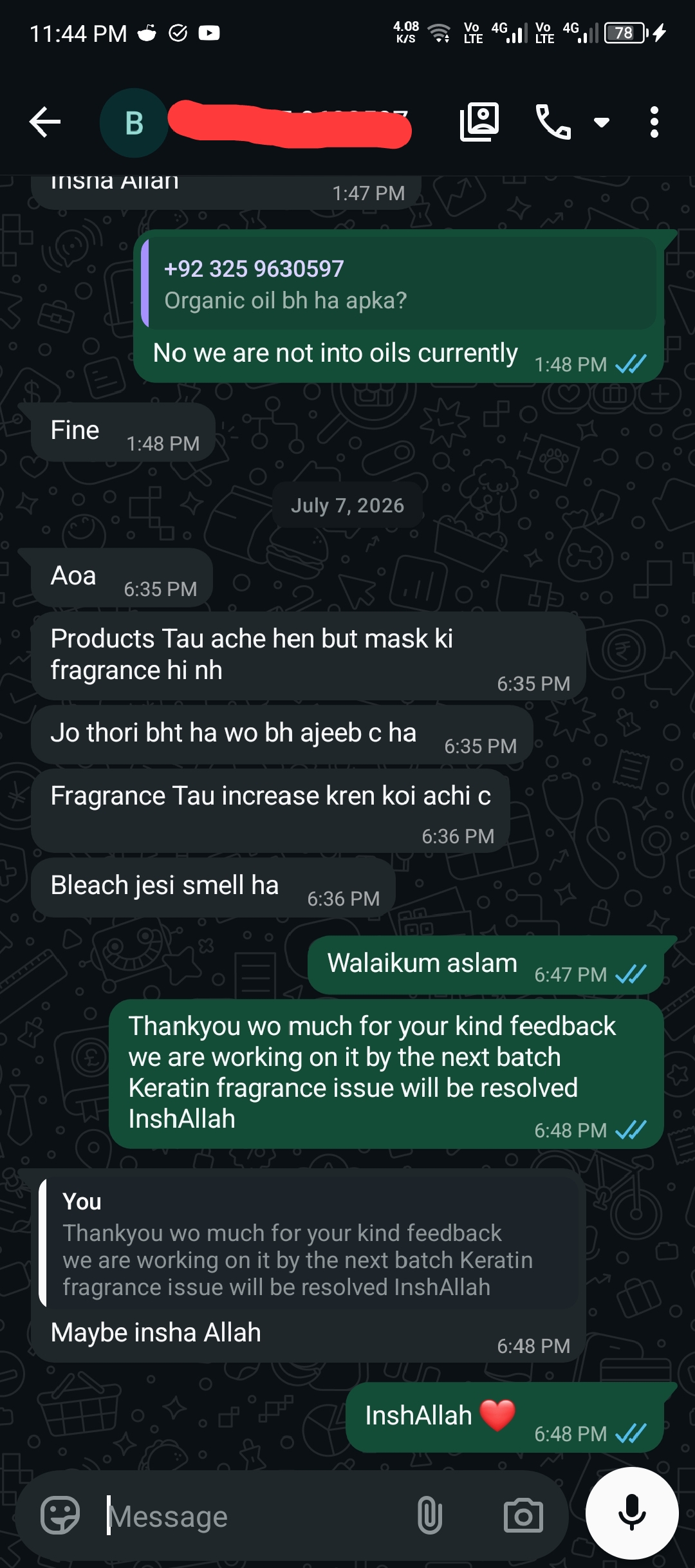 Miss Bushra Kashif from Lahore 